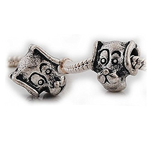 Cute Dog European Bead Compatible for Most European Snake Chain Bracelet - Sexy Sparkles Fashion Jewelry - 1