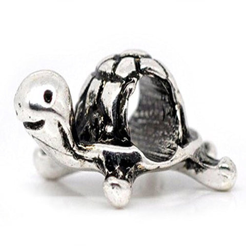 Walking Tortoise/Turtle European Bead Compatible for Most European Snake Chain Charm Bracelet - Sexy Sparkles Fashion Jewelry - 1