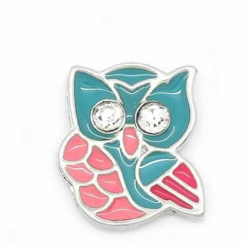 Owl Floating Charm For Glass Living Memory Lockets - Sexy Sparkles Fashion Jewelry - 5