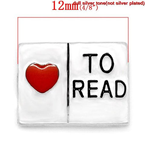 Love To Read Floating Charms For Glass Living Memory Lockets - Sexy Sparkles Fashion Jewelry - 4