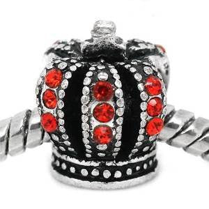 Red Crown European Bead Compatible for Most European Snake Chain Bracelet - Sexy Sparkles Fashion Jewelry - 4