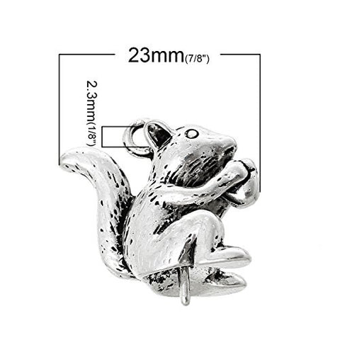 Squirrel Pendant for Necklaces (Necklace Not Included) - Sexy Sparkles Fashion Jewelry - 2