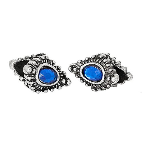 Rhinestone Birthstone w/  Crystal Ovals Charm Bead (September) - Sexy Sparkles Fashion Jewelry - 2