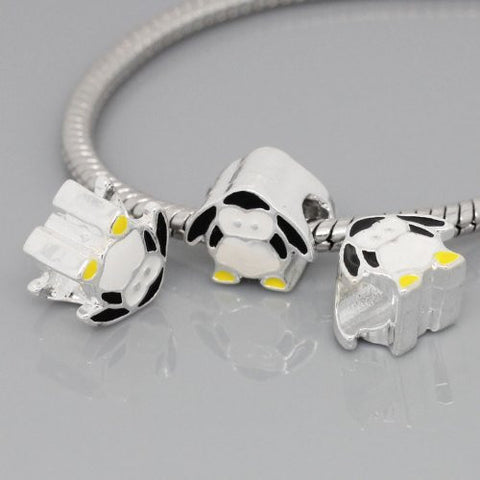 Penguin Charm Bead For Snake Charm Bracelet - Sexy Sparkles Fashion Jewelry - 2