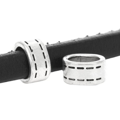 Charm Beads for Leather Bracelet/watch Bands or Wrist Bands (Stripes) - Sexy Sparkles Fashion Jewelry - 3