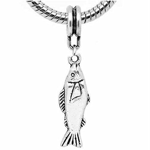 Fish Spacer European Bead Compatible for Most European Snake Chain Bracelet - Sexy Sparkles Fashion Jewelry - 1