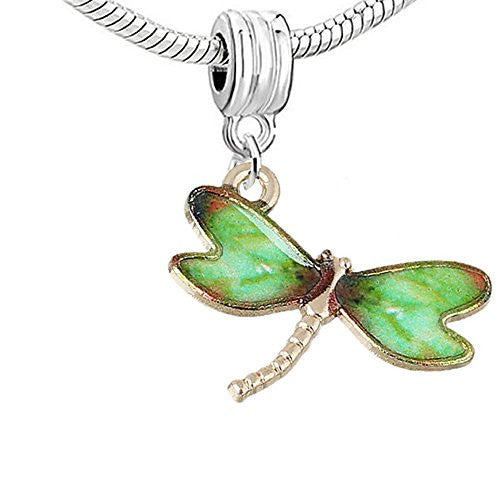 Dragonfly Charm Bead for European Snake Chain Charm Bracelet - Sexy Sparkles Fashion Jewelry
