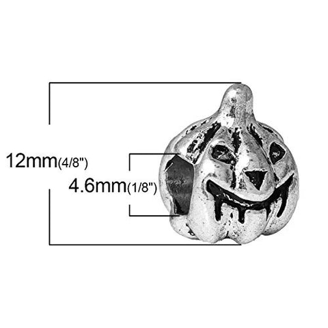 Halloween Pumpkin Charm Bead for European Snake Chain Charm Bracelet - Sexy Sparkles Fashion Jewelry - 2