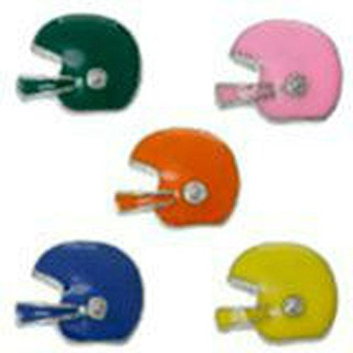 Five (5) Enamel Mixed Helmets Floating Charms For Glass Living Memory Locket - Sexy Sparkles Fashion Jewelry - 1