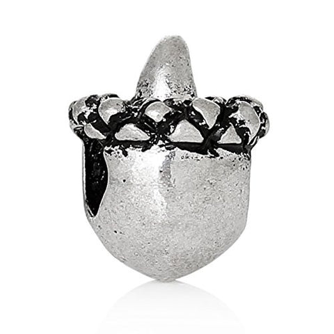 Acorn Charm Bead Compatible for Most European Snake Chain Charm Bracelet - Sexy Sparkles Fashion Jewelry - 1