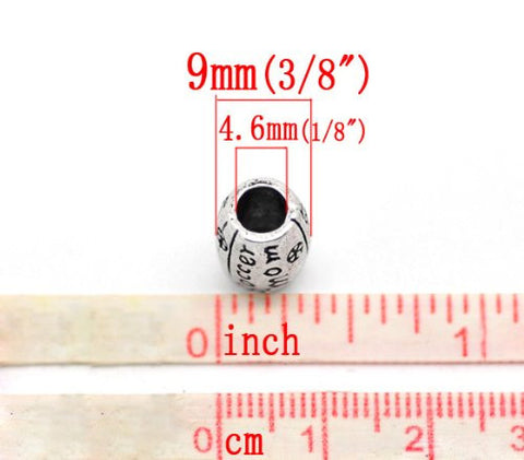 Design Soccer Mom European Bead Compatible for Most European Snake Chain Charm Bracelet - Sexy Sparkles Fashion Jewelry - 3