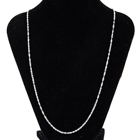 Stainless Steel Ring Chain Necklace with Lobster Clasp - Sexy Sparkles Fashion Jewelry - 3