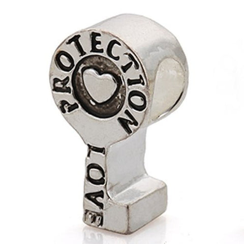 Protection Love Key European Bead Compatible for Most European Snake Chain Charm Bracelet - Sexy Sparkles Fashion Jewelry - 3