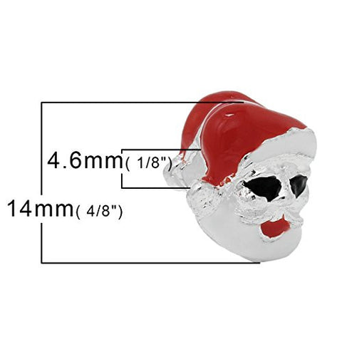 Christmas Santa Clause Charm Bead for European Snake Chain Charm Bracelet - Sexy Sparkles Fashion Jewelry - 3
