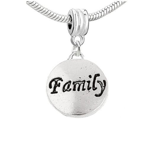 Family European Bead Compatible for Most European Snake Chain Bracelet - Sexy Sparkles Fashion Jewelry