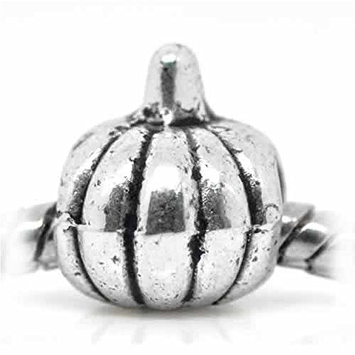 Halloween Pumpkin Charm Compatible with European Snake Chain Charm Bracelet - Sexy Sparkles Fashion Jewelry - 1