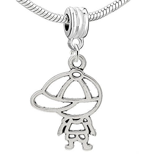 Hollow Lovely Boy Charm Bead Pendant - Sexy Sparkles Fashion Jewelry