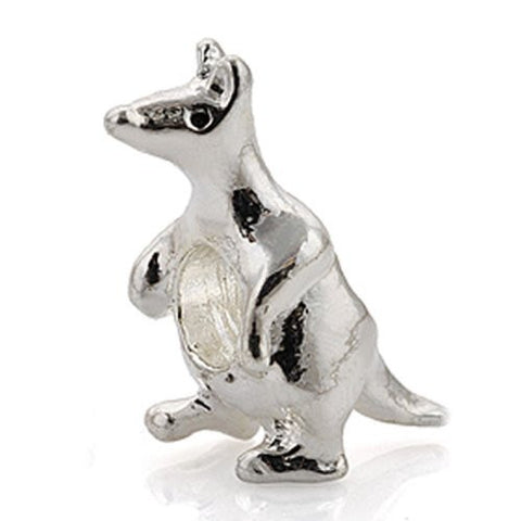 Kangaroo Charm European Bead Compatible for Most European Snake Chain Bracelet - Sexy Sparkles Fashion Jewelry - 3