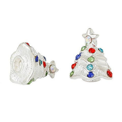 Multi  Christmas Tree w/  Crystals Charm - Sexy Sparkles Fashion Jewelry - 2