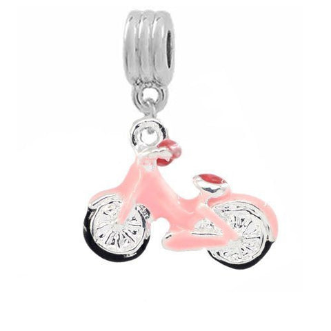 Motorcycle European Bead Compatible for Most European Snake Chain Bracelet - Sexy Sparkles Fashion Jewelry - 2
