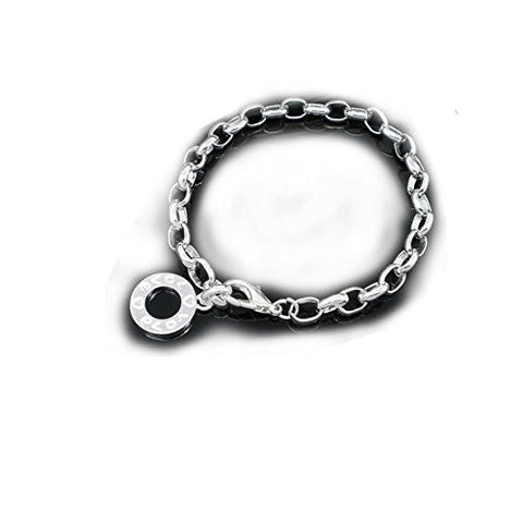 Silver Plated Bracelets Fit Link Chain Bracelet Charms 20cm - Sexy Sparkles Fashion Jewelry - 1