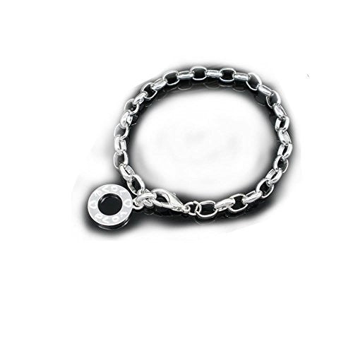 Silver Plated Bracelets Fit Link Chain Bracelet Charms 22cm