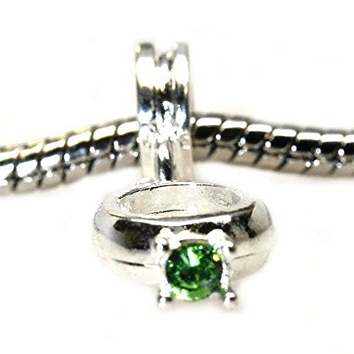 Engagement Ring Charm European Bead Compatible for Most European Snake Chain Bracelet - Sexy Sparkles Fashion Jewelry