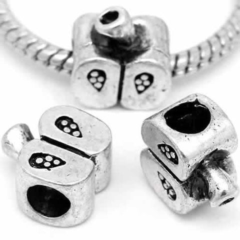 Apple Charm European Bead Compatible for Most European Snake Chain Bracelet - Sexy Sparkles Fashion Jewelry - 2
