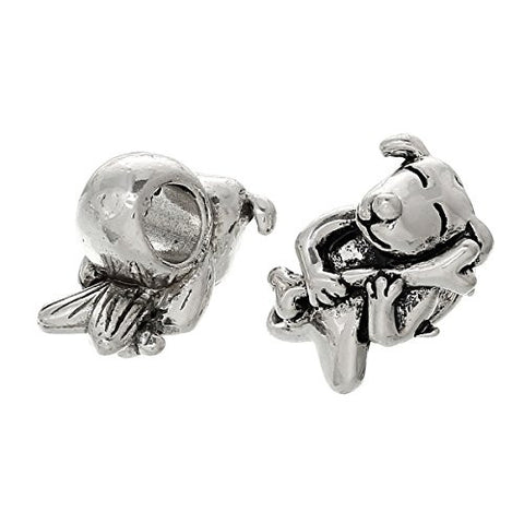Dog Holding Bone for European Snake chain Charm Bracelet - Sexy Sparkles Fashion Jewelry - 2
