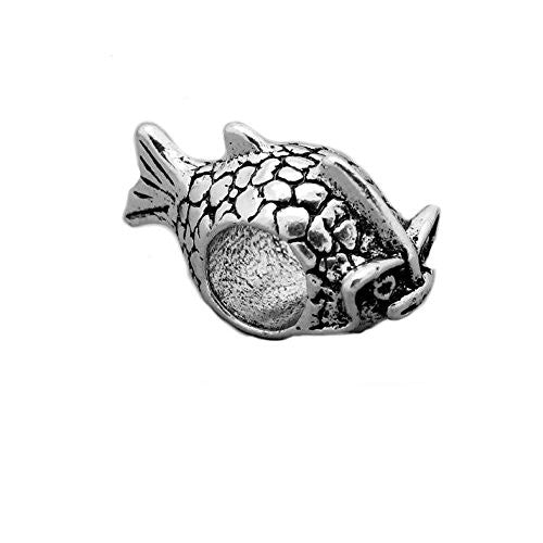 Puffer Fish Charm European Bead Compatible for Most European Snake Chain Bracelet - Sexy Sparkles Fashion Jewelry - 1