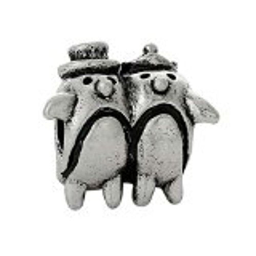 Lovely Penguins Charm Bead - Sexy Sparkles Fashion Jewelry - 1