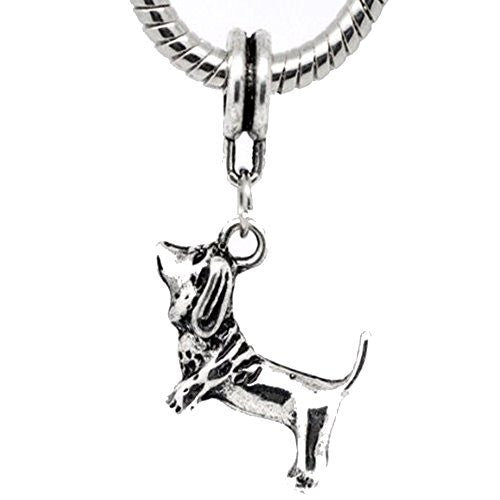 Puppy Charm for European Snake Chain Charm Bracelet