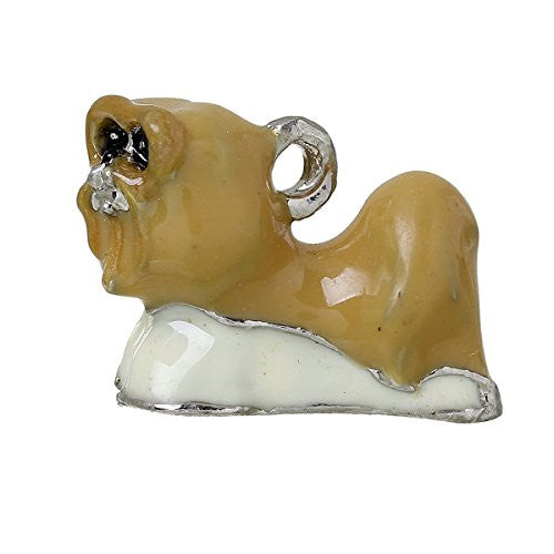Shih Tzu Dog Pendant Charm Bead for Bracelet or Necklace - Sexy Sparkles Fashion Jewelry - 1