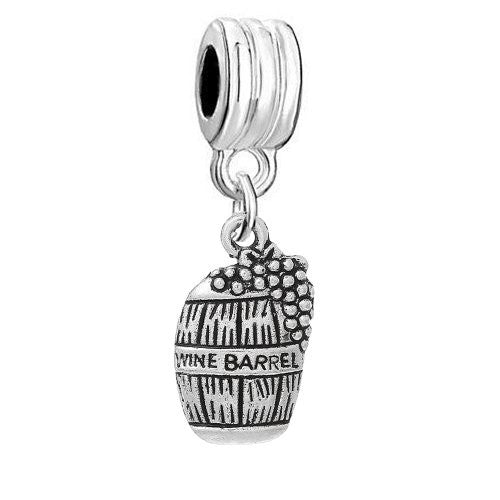 Wine Barrel Bead Compatible for Most European Snake Chain Bracelet - Sexy Sparkles Fashion Jewelry