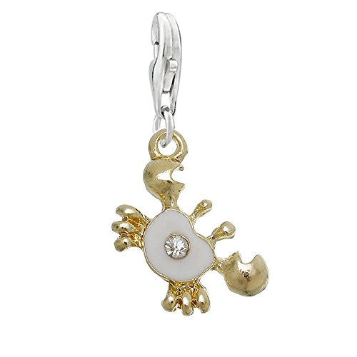 Sea Ocean Crab Clip on Pendant Charm for Bracelet or Necklace - Sexy Sparkles Fashion Jewelry