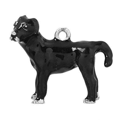 Jack Russell Terrier Dog Pendant Charm Bead for Bracelet or Necklace - Sexy Sparkles Fashion Jewelry - 1
