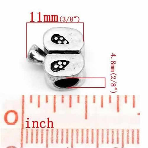 Apple Charm European Bead Compatible for Most European Snake Chain Bracelet - Sexy Sparkles Fashion Jewelry - 3
