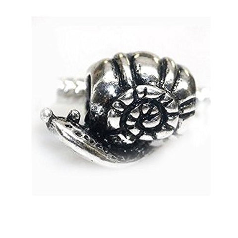 Snail Slide on Charm European Bead Compatible for Most European Snake Chain Bracelet - Sexy Sparkles Fashion Jewelry - 1