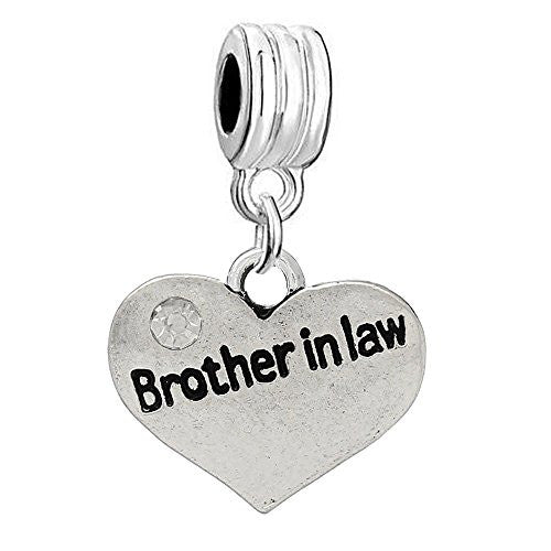 Brother in Law with Clear  Crystals - Sexy Sparkles Fashion Jewelry