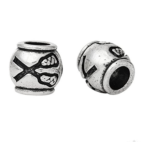 Paddle Pattern Charm Compatible with European Snake Chain Charm Bracelet - Sexy Sparkles Fashion Jewelry - 3