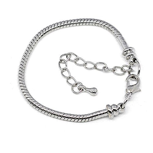 8 Starter Master Bracelet with Removable Lobster Clasp + 2" Extension Chain