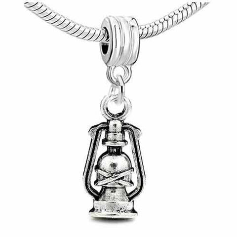 Kerosene Lamp Dangle Charm European Bead Compatible for Most European Snake Chain Bracelet - Sexy Sparkles Fashion Jewelry - 2