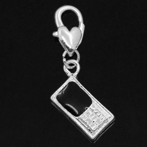 Cellphone Clip on Pendant for European Charm Jewelry w/ Lobster Clasp - Sexy Sparkles Fashion Jewelry - 2
