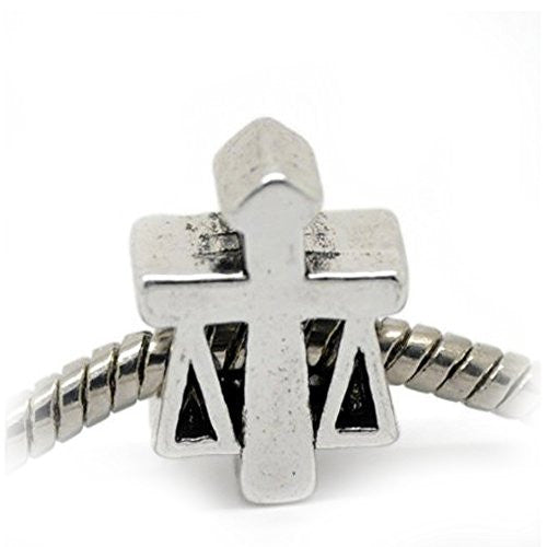 Libra Zodiac Charm European Bead Compatible for Most European Snake Chain Bracelet - Sexy Sparkles Fashion Jewelry