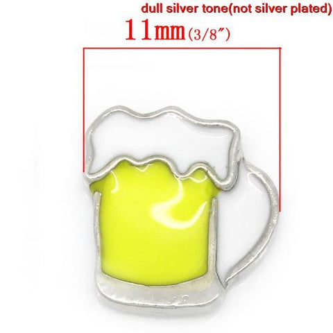 Beer Glass Floating Charm For Glass Living Memory Lockets - Sexy Sparkles Fashion Jewelry - 4