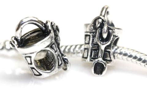 Beach Sand Bucket Charm European Bead Compatible for Most European Snake Chain Bracelet - Sexy Sparkles Fashion Jewelry - 2