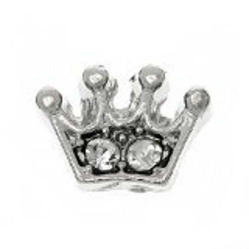 Beautiful Crown Floating Charms For Glass Living Memory Locket - Sexy Sparkles Fashion Jewelry