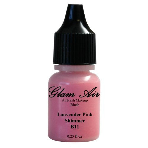 Glam Air Airbrush B11 Lavender Pink Shimmer Blush Water-based Makeup 0.25 Oz - Sexy Sparkles Fashion Jewelry - 1