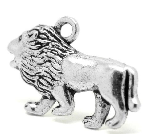 Lion Animal Bracelet Necklace Charm Pendant - Sexy Sparkles Fashion Jewelry - 4