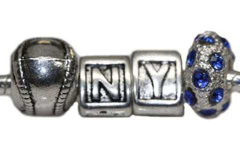 Ny Yankees Theme Charms for Snake Chain Charm Bracelet - Sexy Sparkles Fashion Jewelry - 4